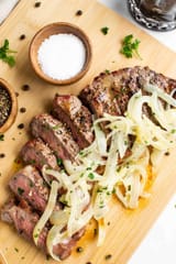 grilledsteakwithbuttergarliconion