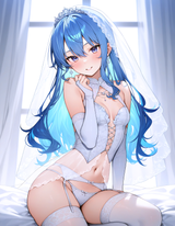 58830-hoshimachi suisei, blue hair, wavy hair, hair down, long hair, b s-502977832