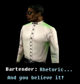 Rhetoric and you believe it