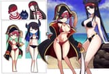 __houshou_marine_nerissa_ravencroft_and_jailbird_hololive_and_1_more_drawn_by_cd_usr__0dca674066b248fa10b7c7dafcc8e8bf