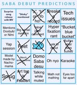 SabadebutBingo