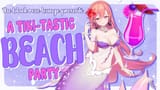 Tiki beach lounge