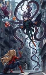 Spider-Chama_VS_Doc-Ock-Ina(&amp;AuntBae)_(7t648v)
