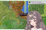 essie drooling on the map to mark her spot