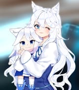 Lumi and plushie