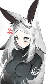 Angry fox