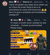 rescheduled