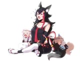 __ookami_mio_fuwawa_abyssgard_and_mococo_abyssgard_hololive_and_1_more_drawn_by_yorobisan__3cb2e318049915a49bafd491906d5756