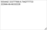 77774466688555668 4448 7773323