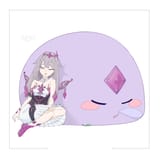 gem girl sleeping with a big pebble