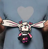 held by hair