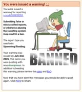 Warning