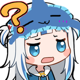 confused Gura nightcap