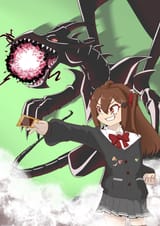 Evil black dragon