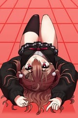 evil laying down