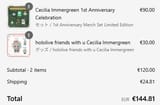 CC 1st anniversary merch