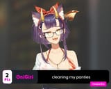 Giri doing laundry