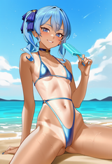 1girl, solo, __tokino_sora, large_breasts_tokino sora (streetwear), large_breast s-497318423