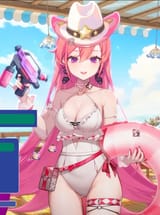 Beach babe Runie