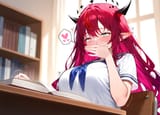 60604-nsfw, uncensored, irys _(irys 2.0_) _(hololive_), red hair, hete s-1263623935a