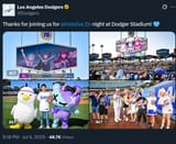 Dodgers tweet