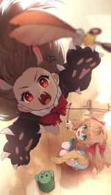 evil cat pounce