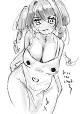 Kiss the chef Ami by drawfriend