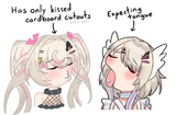 Lia kisses Lia