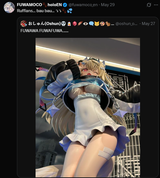 fuwawa knows that the wuffians are horny for her