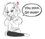evil annoyed