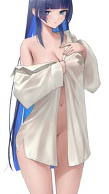 Kronii open shirt