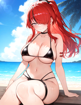 61171-lain paterson, red hair, grey eyes, long hair, ponytail, hair ov s-906923069