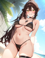 61175-kara wilderwood, brown hair, green eyes, long hair, ponytail, lo s-542554555