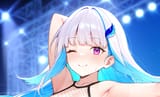 61197-lize helesta, white hair, purple eyes, small breasts, topless, ( s-1804145884a