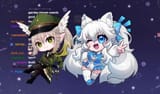 Lumi and Alfhide chibi