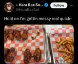 Messy food