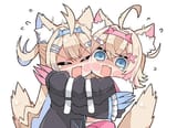 FUWAMOCO being scare
