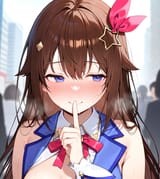 61718-tokino sora _(1st costume_), brown hair, blue eyes, long hair, s s-2299588261a