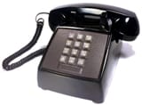 AT&amp;T_push_button_telephone_western_electric_model_2500_dmg_black