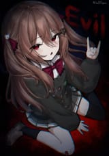 evil horns