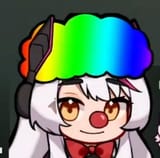 Ari as a clown