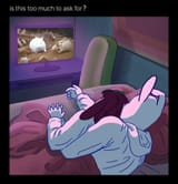 waching tv together