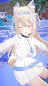 🩵 when i look into your eyes, i feel... 🐾 #FUWAMOCO #ホロライブ #holonatsuParadise #ホロナツpiece #shorts (7)