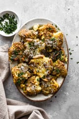 smashed potatoes