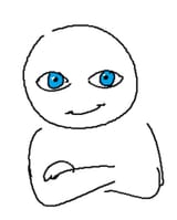 stares at you in blue