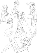 evil sketches