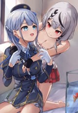 __sakamata_chloe_and_amagai_ruka_hololive_and_1_more_drawn_by_sakahana__b5454ae5fb974de28e5ca70a0d288055