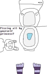 pissing by yourself