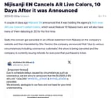 cancelled ar live