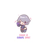 gem girl have a grape day